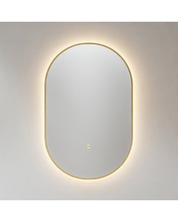 Mondiaz Glow spiegel ovaal 45x90cm Oro Bewegingssensor LED verlichting rondom