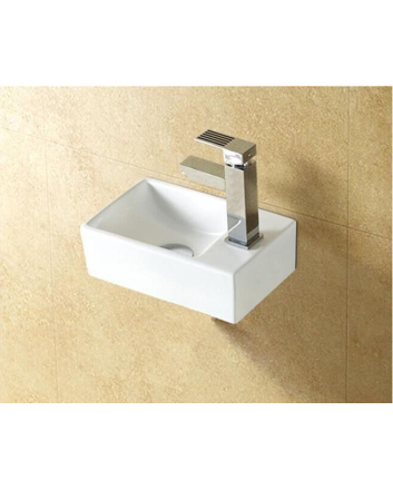Sani DeLuxe Fonteinset Keramiek New Wonder 30x18,5x9,5 cm, rechts