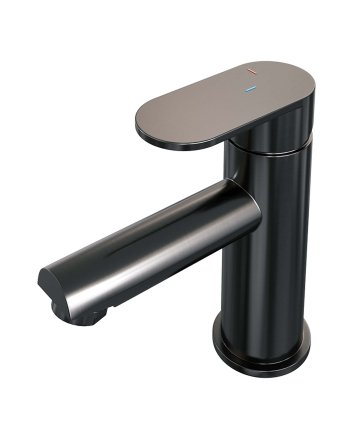 BRAUER Gunmetal Edition lage opbouw wastafelmengkraan model C gunmetal geborsteld PVD