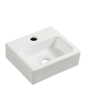 Leto mini fontein 28 x 24, 5 x 9 cm keramiek glans wit