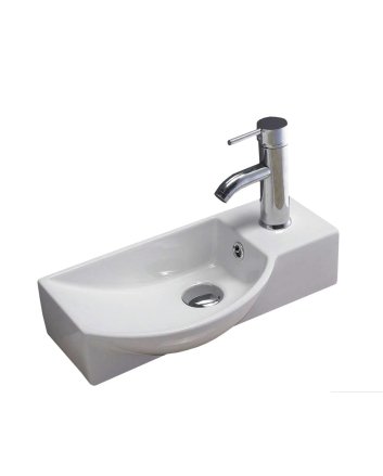 Sani DeLuxe Fonteinset Keramiek Bee 40x22x10 cm, links