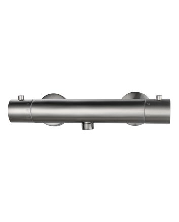 Rio Therm.douchemengkraan 15cm geborsteld staal