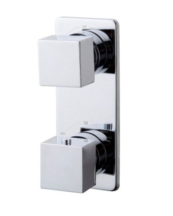 Rombo inbouw 2-wegs douchethermostaat chroom