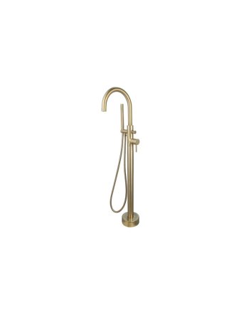 Sani DeLuxe Badmengkraan vrijstaand rond Goud Geborsteld