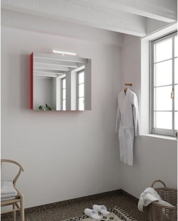 Mondiaz Cubb spiegelkast 80x70x16cm kleur fire met 2 deuren