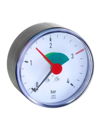 Afriso Manometer 0-4 bar onderaansluiting 1/4" Ø63 mm
