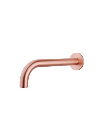 inbouw-uitloop rond 25cm 1/2'' geborsteld koper
