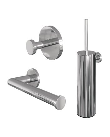 BRAUER Accessoire set 3-in-1 chroom