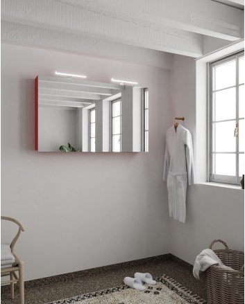 Mondiaz Cubb spiegelkast 120x70x16cm kleur fire met 2 deuren