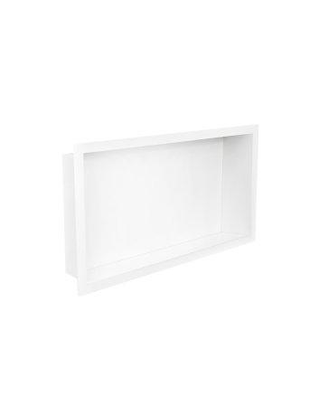 Demis inbouwnis 30 x 60 x 7 cm mat wit