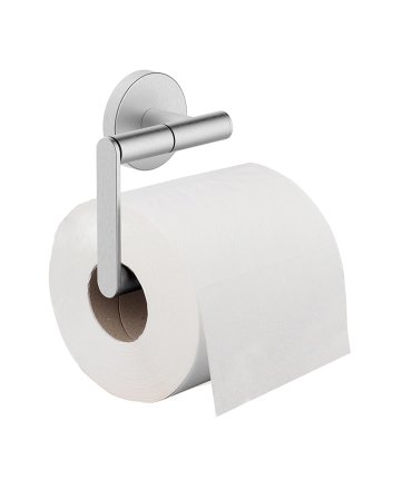 Alonzo toiletrolhouder zonder klep RVS geborsteld