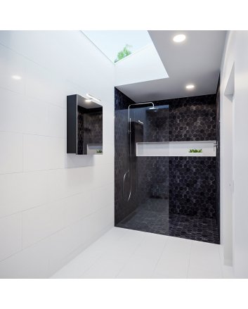 Mondiaz Cubb spiegelkast 60x70x16cm kleur urban met 1 deur