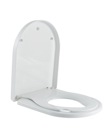 Vesta Family toiletzitting met geïntegreerde kinderzitting, softclose en quick release glans wit