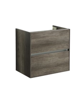 Sani DeLuxe Compact Greeploos onderkast met greeplijst aluminium 60 Century Oak