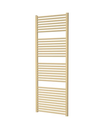 120x50 cm - 675 Watt - Ecorad Handdoekradiator - Mat Goud - Universal-6 aansluitpunten