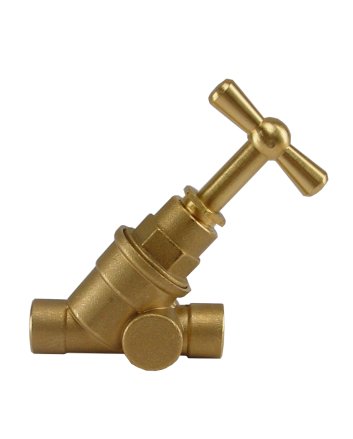 Riko Gastec stopkraan 12 mm capillair x capillair zonder aftapgelegenheid
