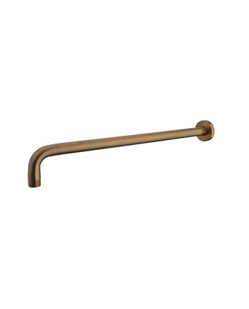 Caral douchearm met muurbevestiging 45 cm geborsteld brons koper