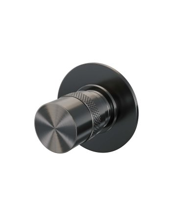 BRAUER Gunmetal Edition losse inbouw stopkraan met in- en afbouwdelen gunmetal geborsteld PVD