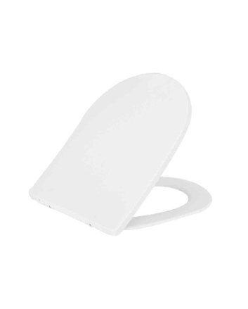 Shade slim toiletzitting softclose en quick release mat wit
