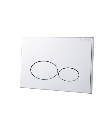 Wiesbaden X32 Metal drukplaat voor inbouwreservoir chroom