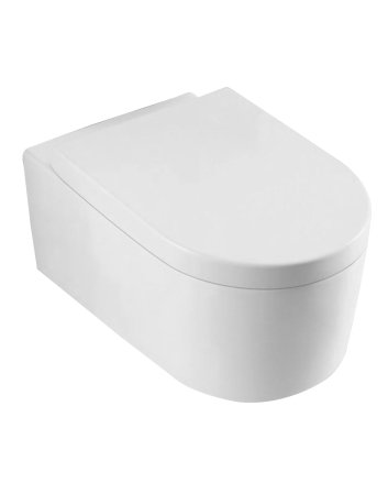 Arco wandcloset met Arco toiletzitting softclose en quick release glans wit