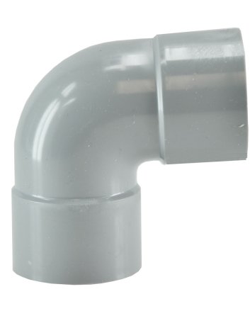 Afvoerbocht dubbele mof 50 mm 90 graden PVC