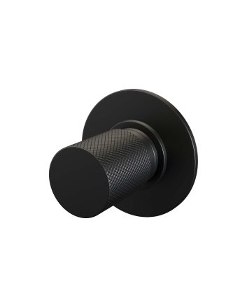 BRAUER Black Carving losse inbouw stopkraan met in- en afbouwdelen mat zwart