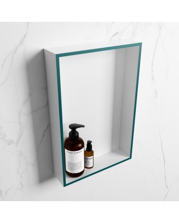 Mondiaz Easy Nis 44,5x29,5cm in solid surface kleur Smag | Talc. 1 vak  geschikt voor in- of opbouw