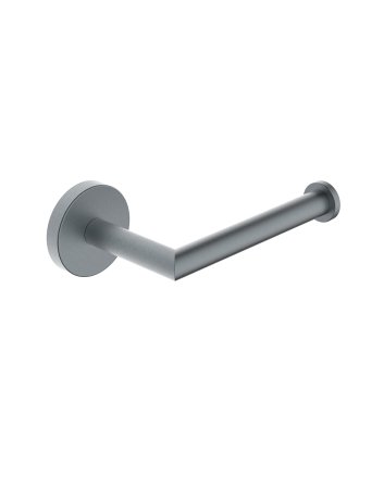 Alonzo toiletrolhouder met vaste arm gunmetal