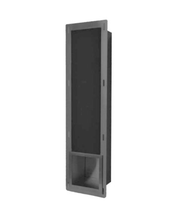 Sani DeLuxe Inbouw reserve rolhouder Mat Zwart