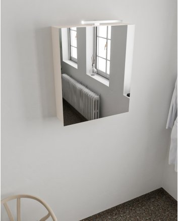 Mondiaz Cubb spiegelkast 60x70x16cm kleur linen met 1 deur