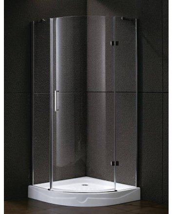 Sani DeLuxe Douchecabine kwartrond 1 deur 90