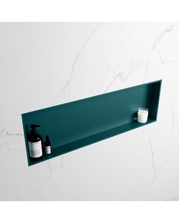 Mondiaz Easy Nis 89,5x29,5cm in solid surface kleur Smag | Smag. 1 vak  geschikt voor in- of opbouw