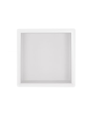 Demis inbouwnis 30 x 30 x 7 cm mat wit
