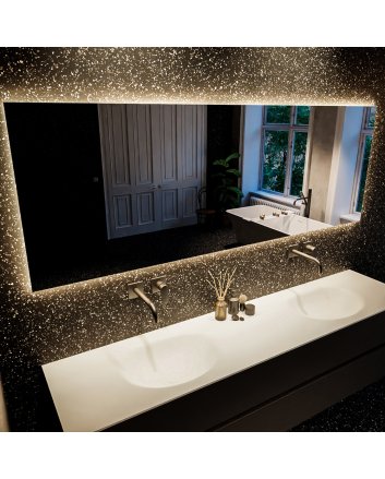 Mondiaz Bright spiegel 70x190cm Rechthoek met LED verlichting
