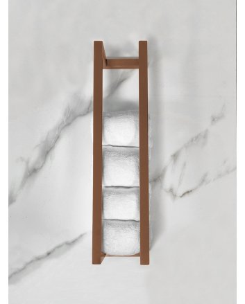 Loft handdoekrek 50 x 12.5 x 12.5 cm geborsteld brons koper