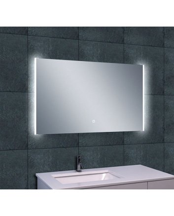 Duo spiegel rechthoek met LED 102 x 60 cm