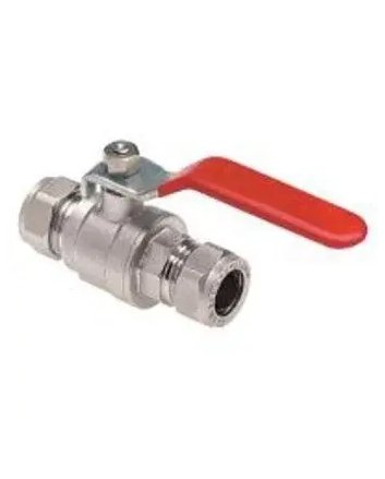 Bonfix Kogelkraan met rode hendel 22x22 mm knel