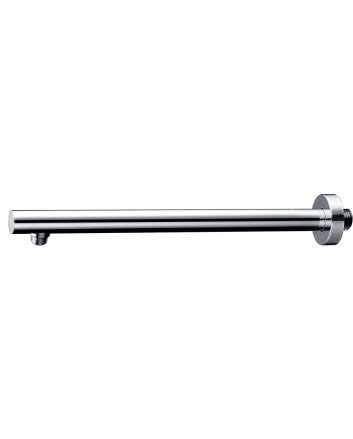 Caral douchearm recht met muurbevestiging 45 cm chroom