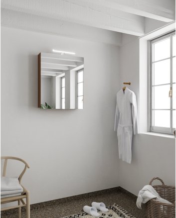 Mondiaz Cubb spiegelkast 50x70x16cm kleur rust met 1 deur