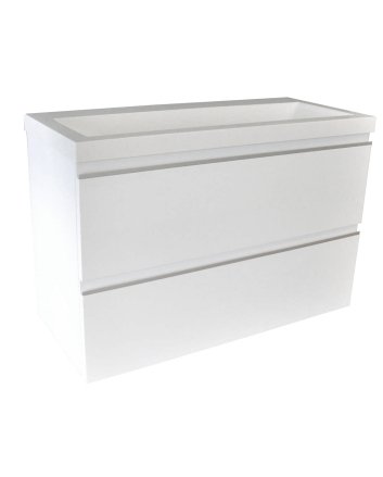 Shall onderkast 80 x 36 cm glans wit