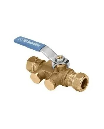 Bonfix Kogelstopkraan met aftap en terugstroombeveiliging 15 mm
