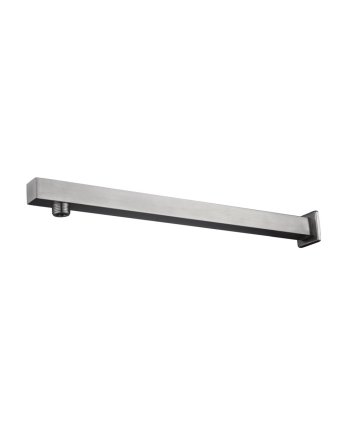 304 douchearm met muurbevestiging vierkant 40 cm RVS
