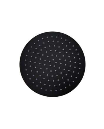 Sani DeLuxe Hoofddouchekop Mat Zwart rond 20 cm
