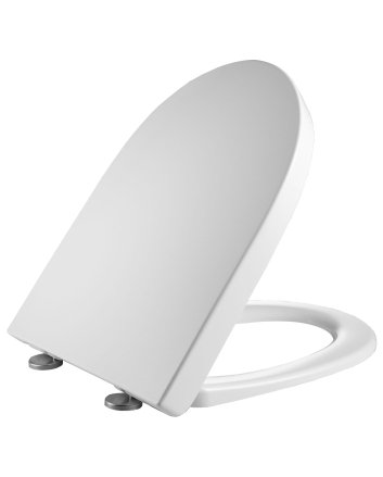 Metro toiletzitting softclose en quick release glans wit