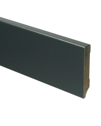 MDF Moderne plint 70x12 voorgelakt RAL 7016 | 2.4 meter