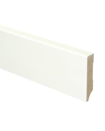 MDF plint 70x15 V313 wit gegrond recht | 2.4 meter
