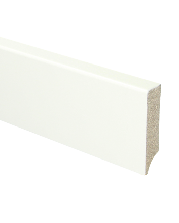 MDF plint 70x18 V313 wit gegrond recht | 2.4 meter