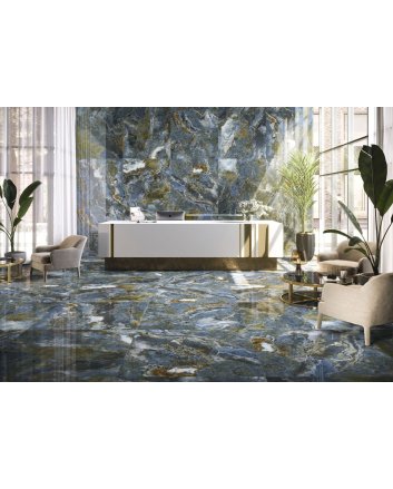 Aurum hoogglans vloertegel-120x260-Blue