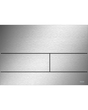 Tece Square Bedieningspaneel - Geborsteld Chroom